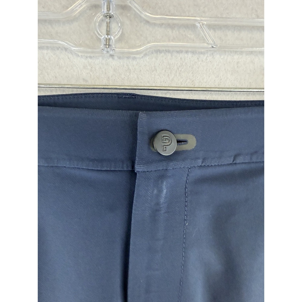 PUBLIC REC Mens Navy Blue Polyester Shorts Size 36 Athletic Casual Golf Preppy - Picture 3 of 8